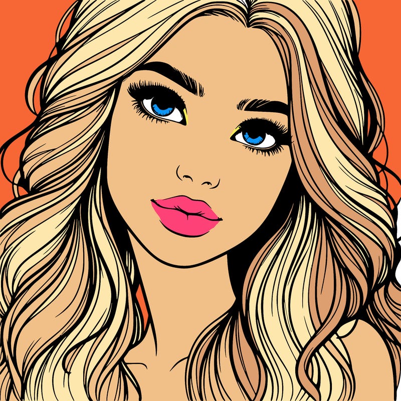 beautiful realistic girl