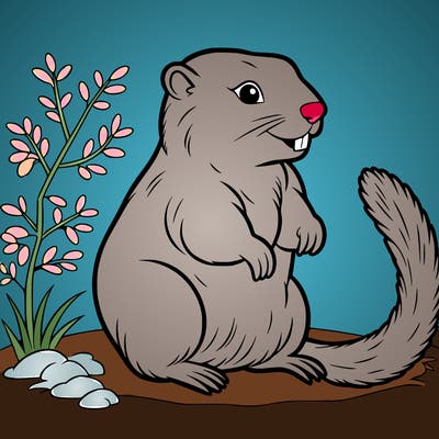 yellow bellied marmot