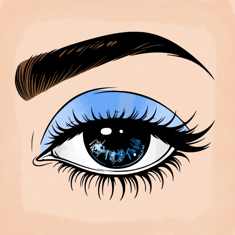 eye closed realistic