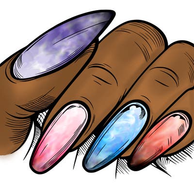 realistic nails