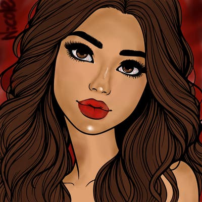 beautiful realistic girl