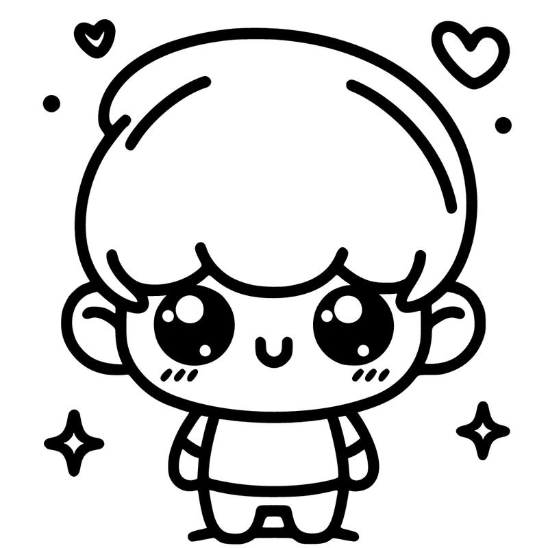 cute person with details