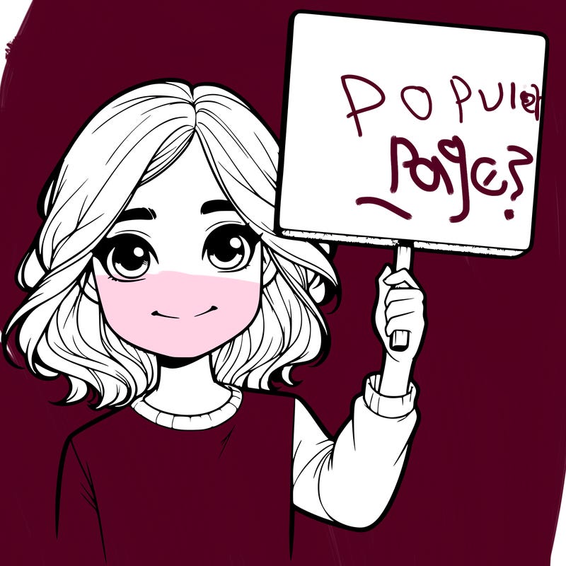 realistic girl holding up a sign