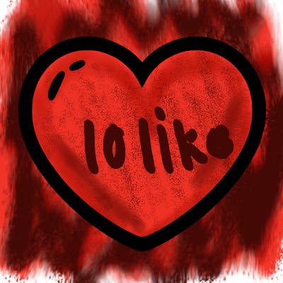a blank heart