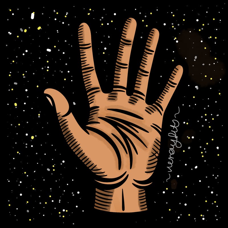a simple hand