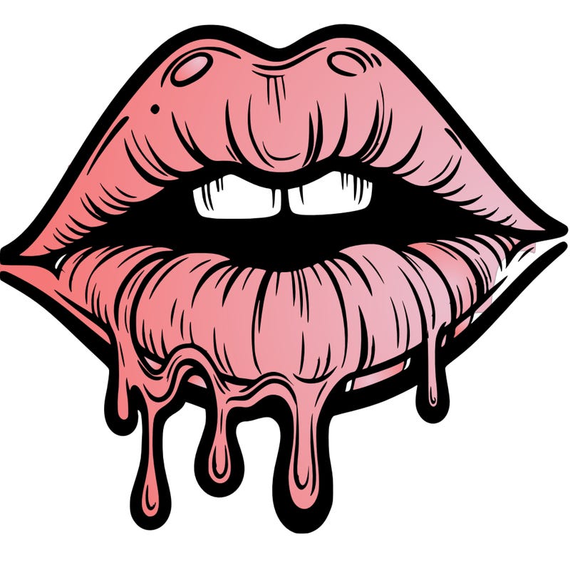 lips that look realistic and drip