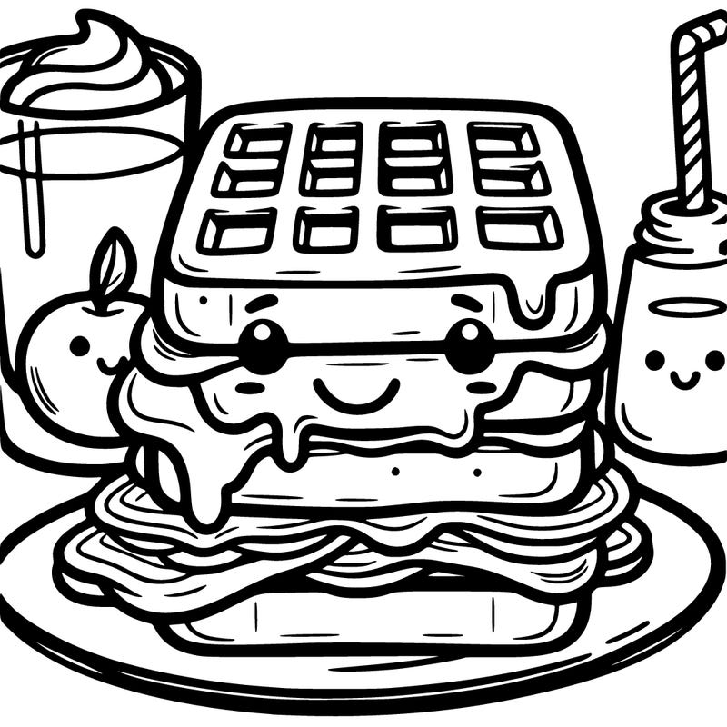 waffle sandwich