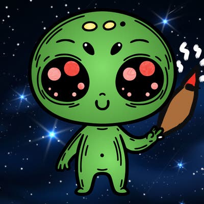 alien cute