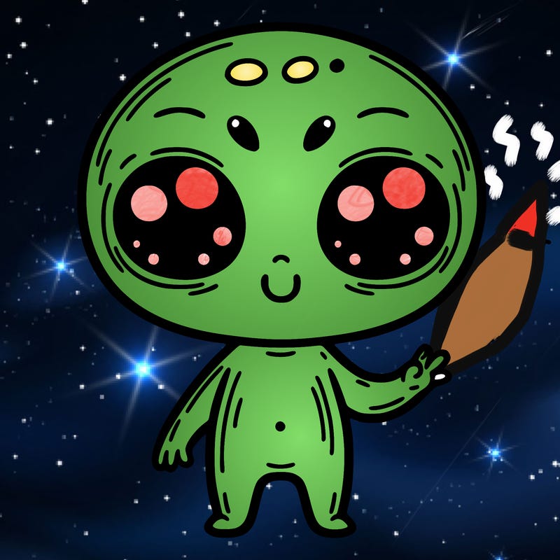 alien cute
