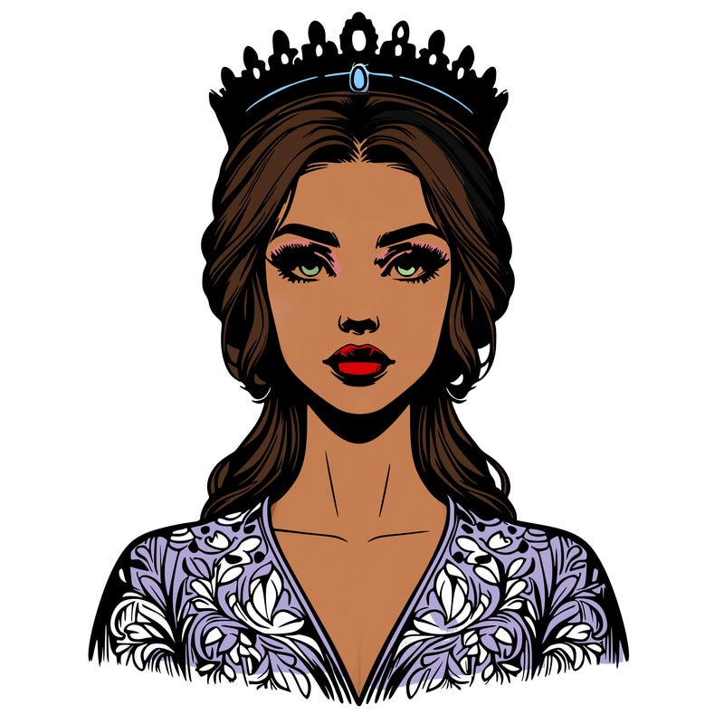 realistic beautiful queen