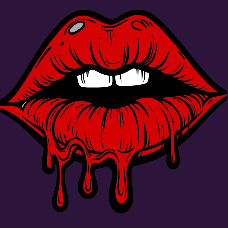 lips that look realistic and drip
