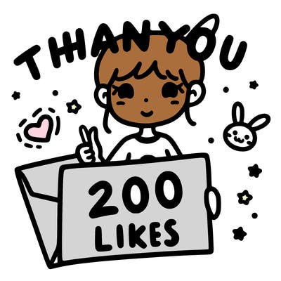 ty for 200 likes