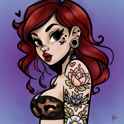 tattoo girl
