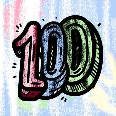 100