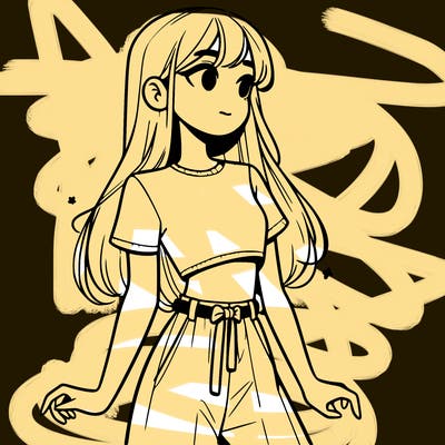 girl in a cute crop top