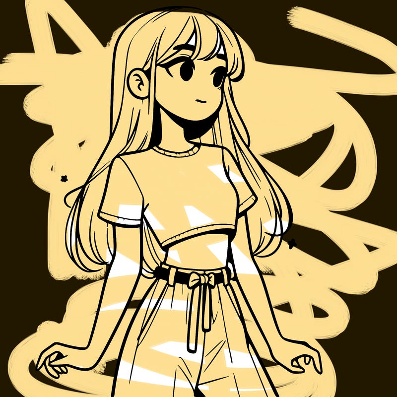 girl in a cute crop top