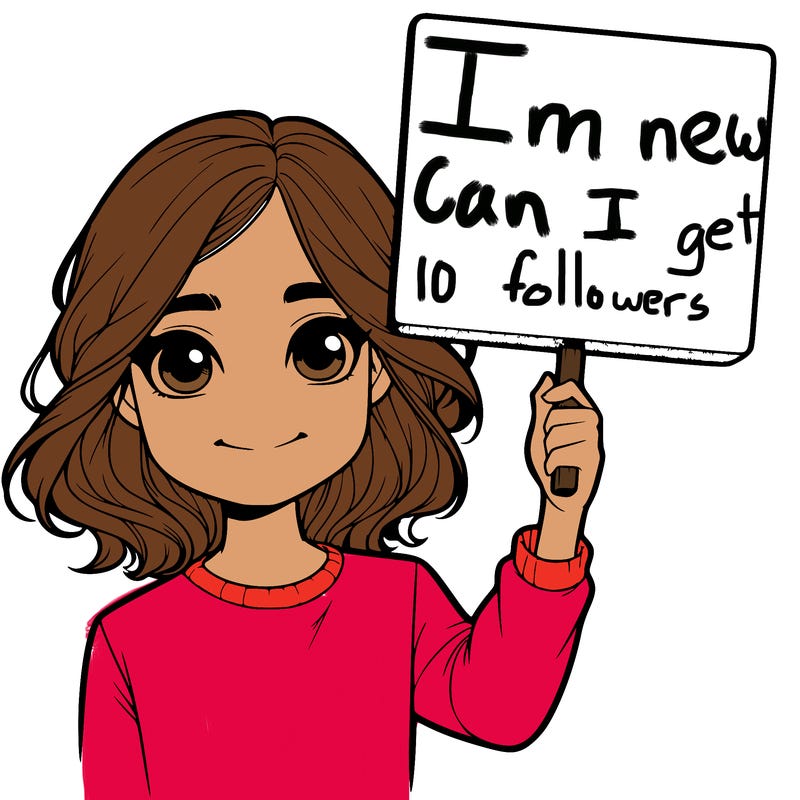 realistic girl holding up a sign