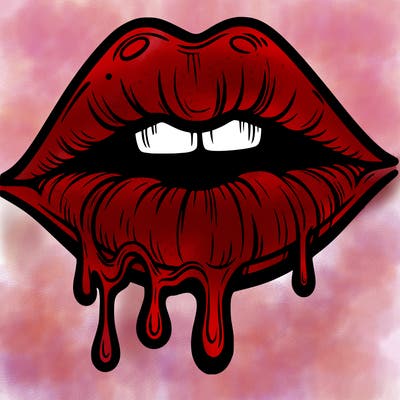 lips that look realistic and drip