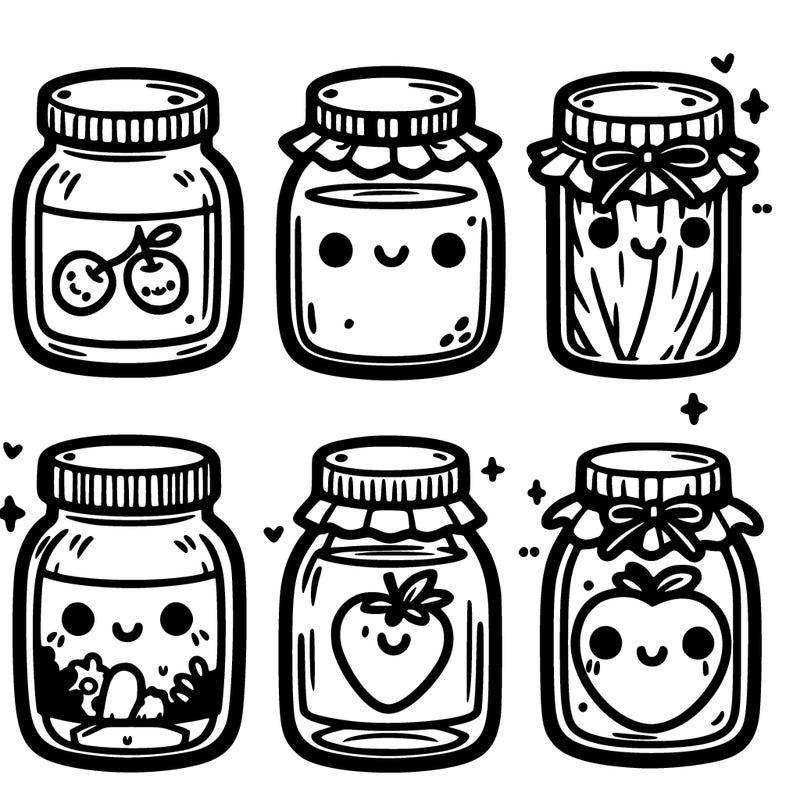 6 jars