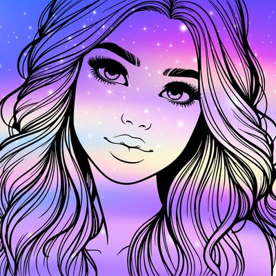 beautiful realistic girl