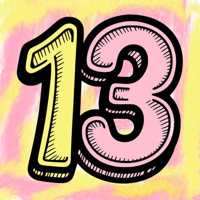 13