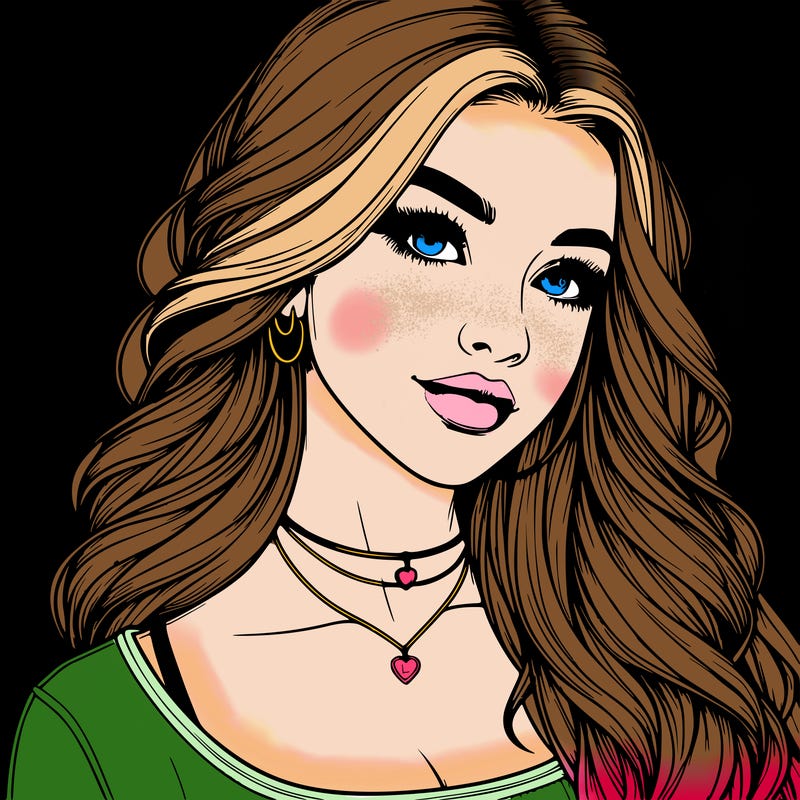 detailed realistic girl