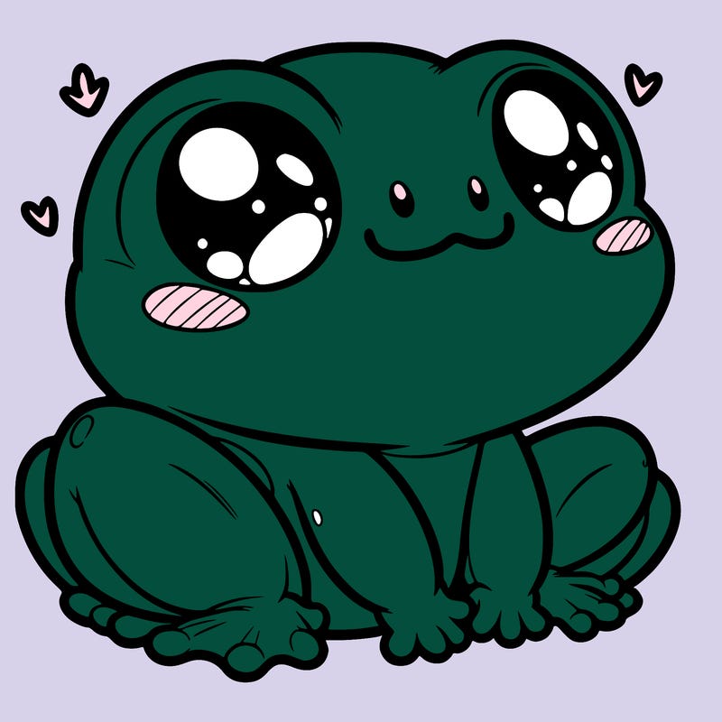 cute frog person realistic