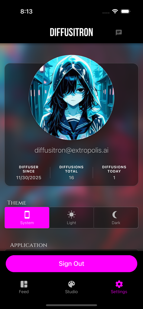 Diffusitron - AI Art - Graphics & Design App | MWM