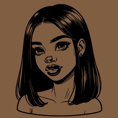 realistic black girl