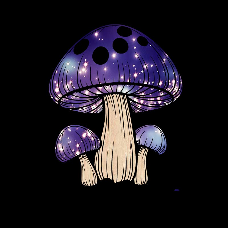 realistic mushroom