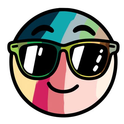 emoji with sunglasses