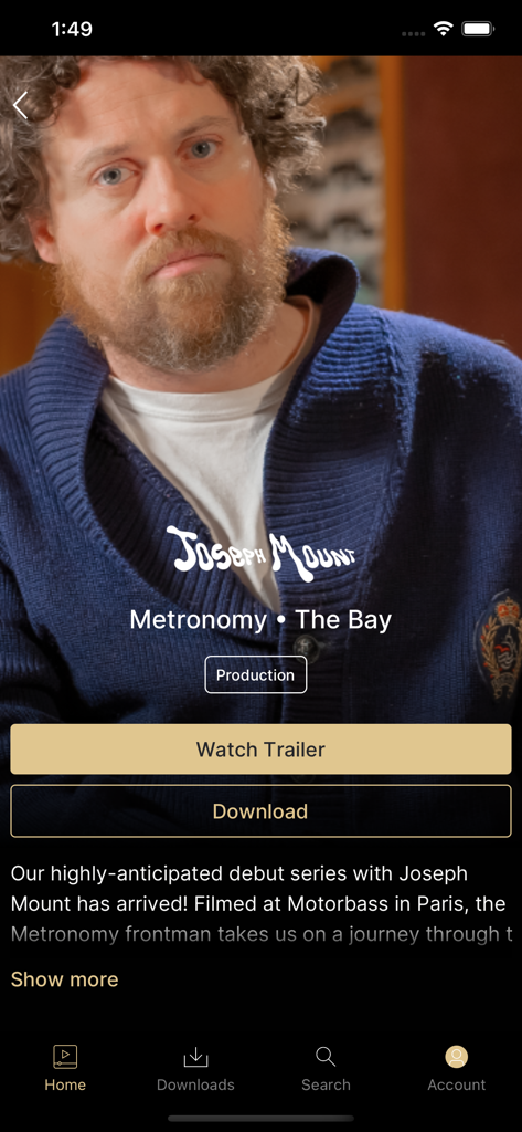 Série de production musicale de Joseph Mount (Metronomy) sur l'application Mix With The Masters