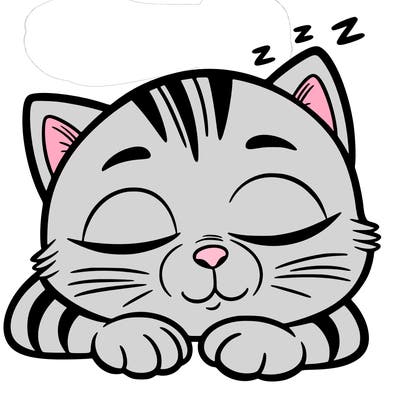 sleepy cat