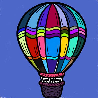 hot air balloon