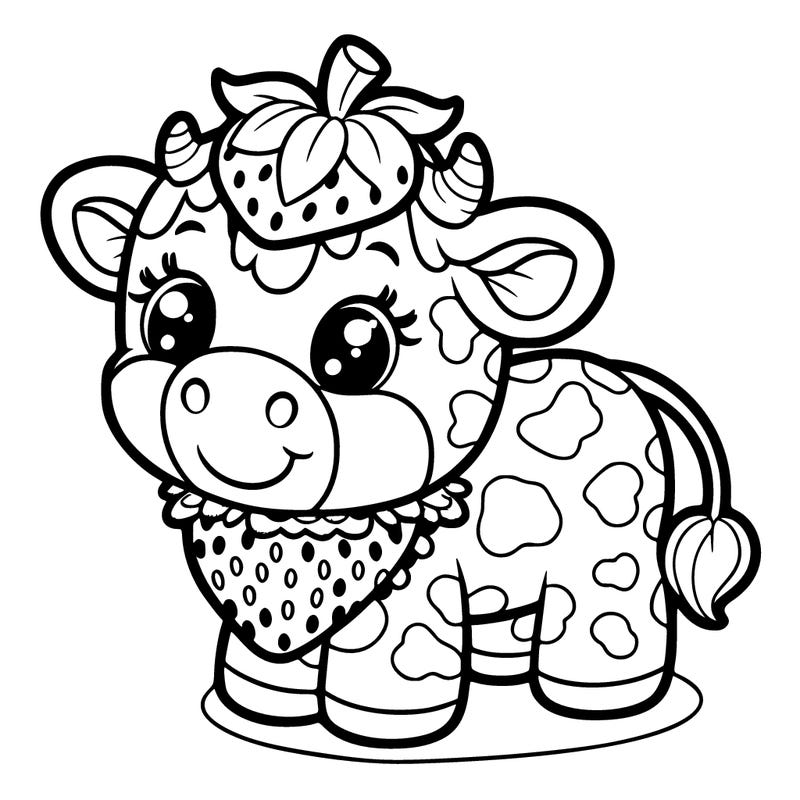 strawberry cow