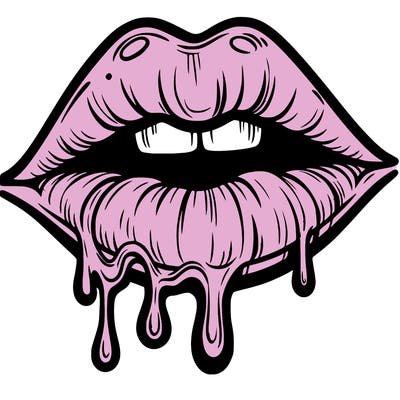 lips that look realistic and drip