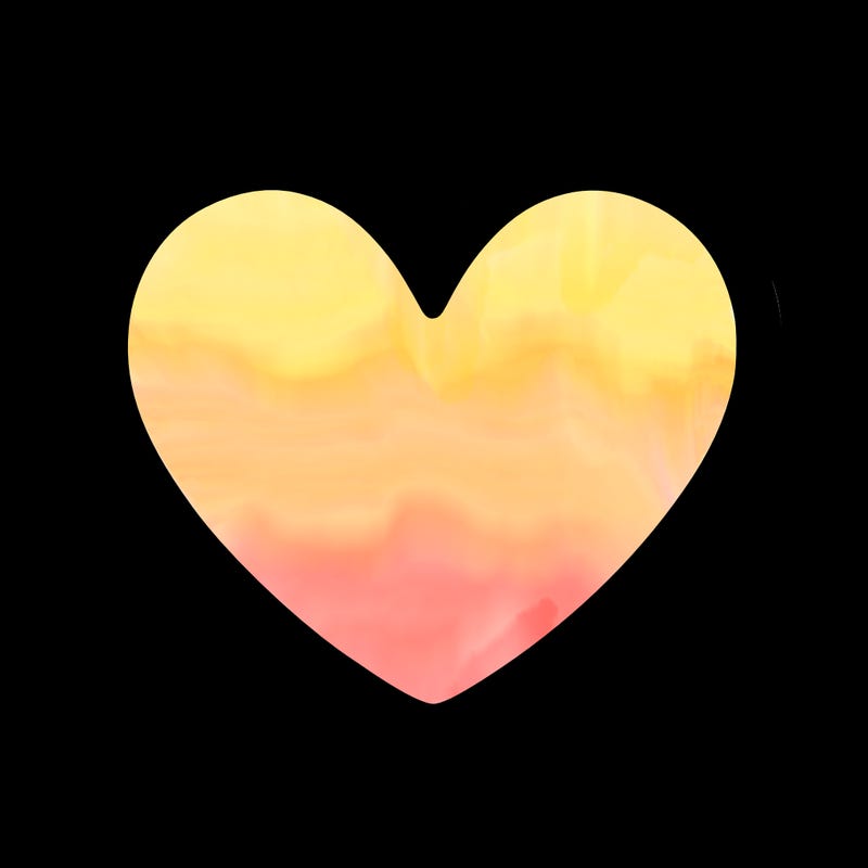 simple heart silhouette