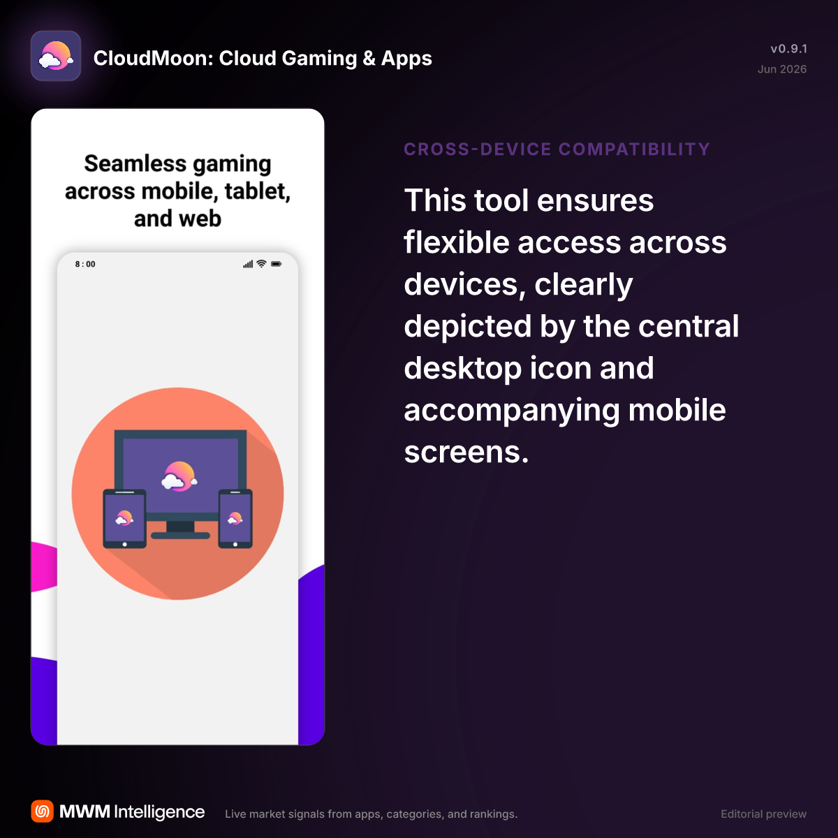 CloudMoon: Cloud Gaming & Apps - Entertainment App | MWM