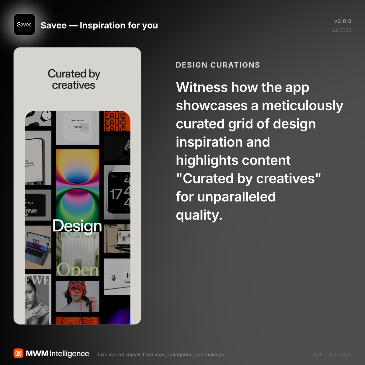 Savee — Inspiration for you - Graphics & Design App | MWM