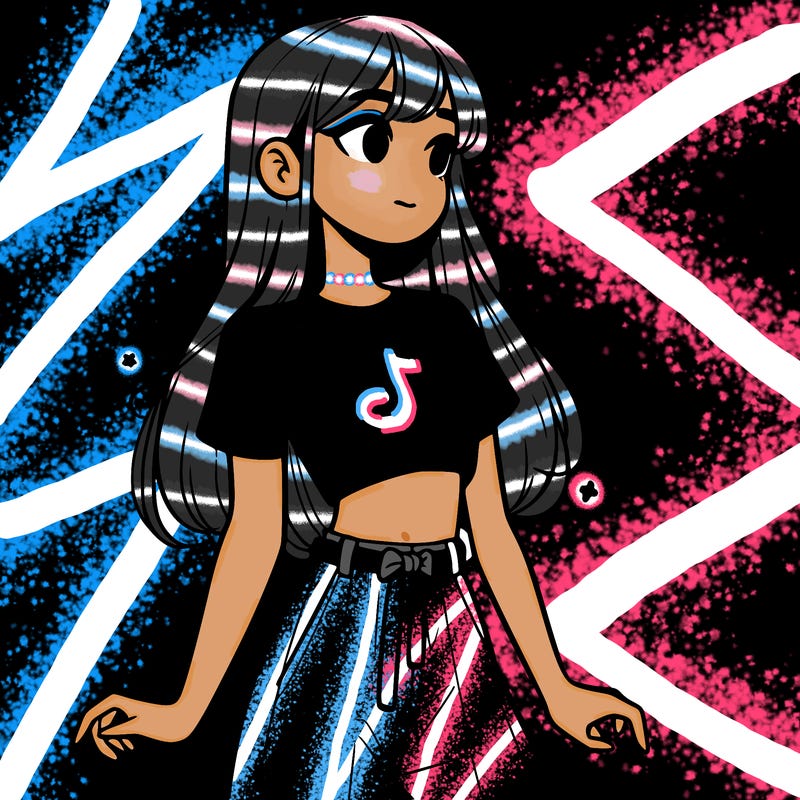 girl in a cute crop top