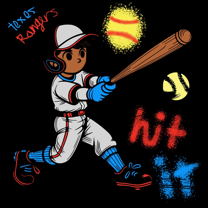 a baseball player hitting the ball