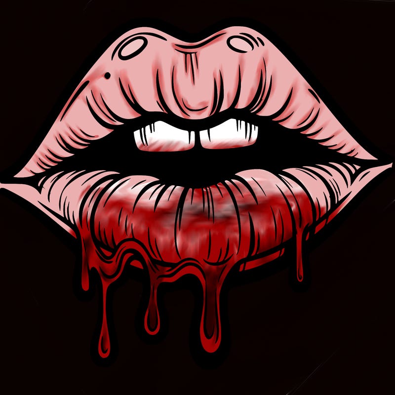 lips that look realistic and drip