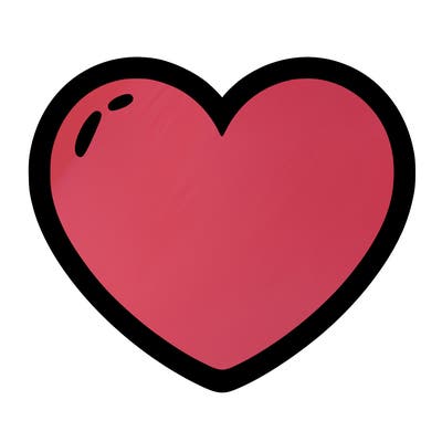 a blank heart
