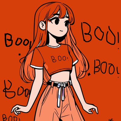 girl in a cute crop top