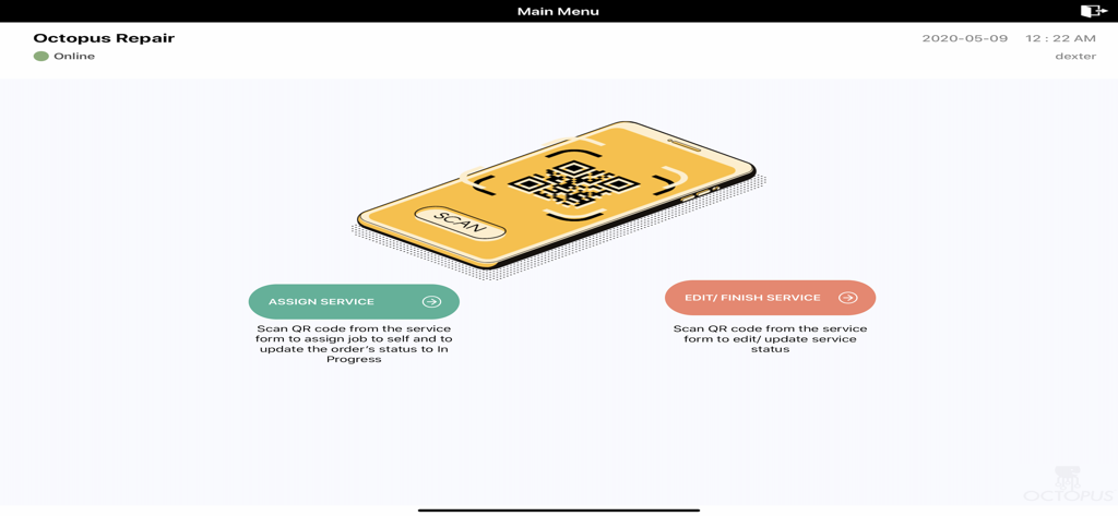Octopus Repair - Business App | MWM