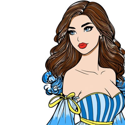 beautiful young woman