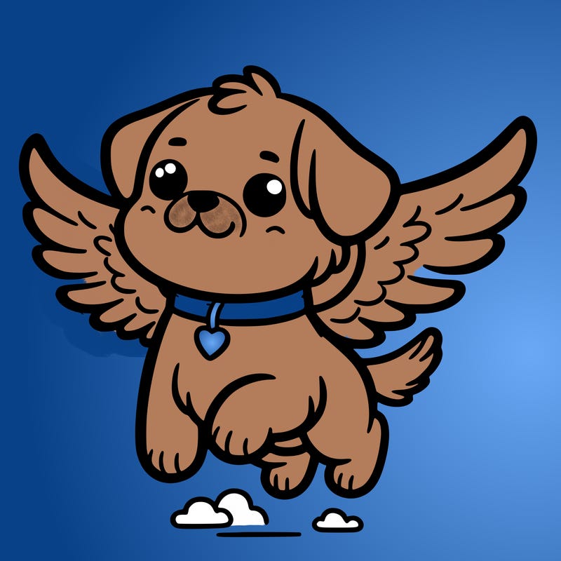 dog with wings