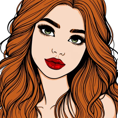 beautiful realistic girl