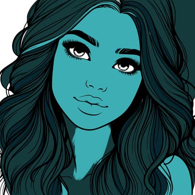beautiful realistic girl