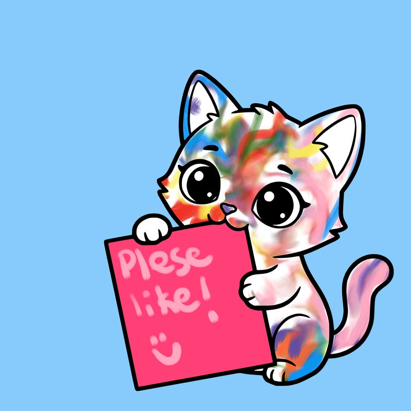 a small cat with a blank sheet of paper in its hand. the cat is sooooooo cute!